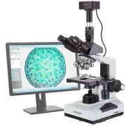 AmScope 40X-2000X Lab Trinocular Compound Microscope+5MP Digital USB Camera