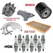 Tune Up Kit Filters Cap Spark Plugs For DODGE DAKOTA V8; 5.9L 2001-2003