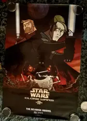 Star Wars Clone Wars Vol 2 Cartoon Network promotional poster Genndy Tartakovsky
