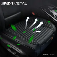 在飛比找蝦皮購物優惠-SEAMETAL 汽車坐墊 單前座 Nappa皮革汽車座套 