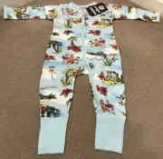 Bonds BNWT Blue Flintstones Zippy Size 0 (6-12 Months)