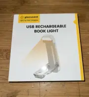 Glocusent USB Rechargeable Book Light SEALED