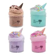 200ml Slime Fluffy Lizun DIY Kit Polymer Modeling Clay Light Plasticine For Kids