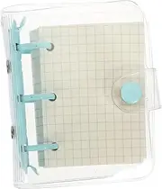 TOVINANNA Practical Notebook Smooth Writing Notepad Portable Mini Binder for Study School Home Use