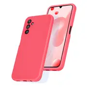 ZUSLAB Galaxy A34 5G Case Nano Silicone Shockproof Gel Rubber Bumper Protective Cover for Samsung (2023) - Rose Red