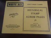 "WHITEACE" STAMP ALBUM PAGES U.S. SUPPLEMENT #BP-1 ,1973 FREE SHP.