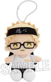 Haikyuu!! Sitting Plush Toy Support Ver. Kei Tsukishima Japan original New Pre