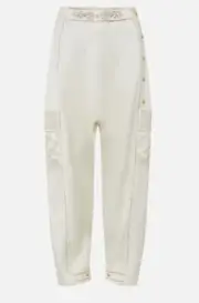 Camilla Franks Harem Pant With Side Snaps, Gold & Silver Embellishments-RRP $799