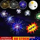 Solar Power Firework Lights Hanging String Light Outdoor Garden XMAS Tree EV