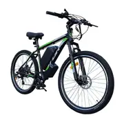 TDR 26 Inch Electric Mountain Bike 36V 350W Rear Hub Motor 10Ah Battery 7-Speed Shimano Gear Hydraulic Disc Brake Thumb Throttle Pedal Assist Quick Release Seat & Wheel