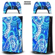 Skin Decal For PS5 Playstation 5 DIGITAL Console + Controller Stickers KRAKEN TU