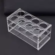 8-hole Test Tube Rack Stand Experiment Laboratory Shelf Pipe Acrylic
