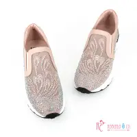 在飛比找蝦皮商城優惠-【ROBINLO】Sonya 透氣網布鑲鑽造型圖騰休閒鞋- 