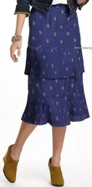 NEW Anthropologie Chandra Midi Skirt by Plenty by Tracy Reese Size 2
