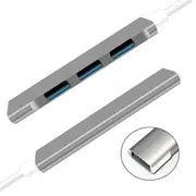 4 Port USB C HUB 3.0 Type C Multi Splitter OTG Adapter for PC Laptop Mac Android