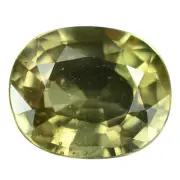 2.26 Ct. Natural Beautiful Green Sapphire Gem WITH GLC CERTIFY