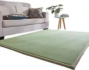 Coral Velvet Area Rugs Play Mat 3cm Extra Thick Large Area Carpet Crawling Nursery Baby Toddler Children Kids Room Non-Slip Yoga Mat Exercise Pads Tatami Mat (Style11, 120 * 200cm)