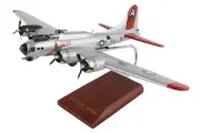 USAAF Boeing B-17G Flying Fortress Silver Desk Top Model 1/72 WW2 SC Airplane