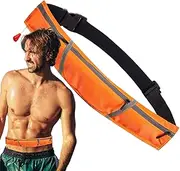 Swim Belts for Water Aerobics Women - Flotation Vest 150N Buoyancy - Auto-Inflating Reflective Lifesaving Ring for Pool Survival Paddle Board