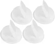 Hoement Microwave Oven Knob Switch Replacement 4 Pack Timer Handle for Electric Stove Oven Knob Heater Replacement