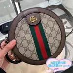 現貨+免運 GUCCI 古馳 GG OPHIDIA MINI迷你圓餅包/單肩包/鏈條包/斜背包 550618