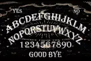 OUIJA BOARD METAL SIGN Halloween Spiritual Witchcraft Wicca Guidance