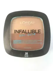 L'Oreal Infallible Shade 28 COCOA Pro Glow Longwear Pressed Powder