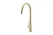 MEIR Piccola Round Pull Out Kitchen Mixer Tap - Dual Flow - PVD Tiger Bronze