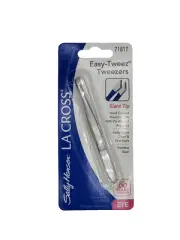 NEW Sally Hansen La Cross Easy Tweeze Slant Tip Eye Tweezers 71817