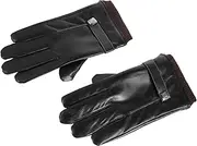 [SAFIGLE] Men's Winter Touchscreen Gloves Riding Gloves Fleece Warm and Comfortable Black