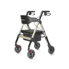 Heavy Duty Rollator Walker for Seniors, Lightweight Folding Bariatric Rolling...