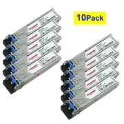10 PACK - Extreme 10052 Compatible 1000BASE-LX SFP (SMF, 1310nm, 10km, LC, DOM)
