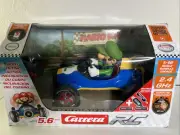 Carrera RC Super Mario Bros All Roads Kart Mach8 LUIGI Remote Control
