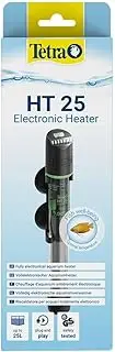 Tetra HT 25 Heater for 10-25 L Aquariums - Powerful Aquarium Heater for Covering Different Power Levels with Temperature Adjustment Knob