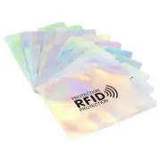 RFID Blocking Passport Sleeves with Pattern Anti-Theft Protector Laser 30Pcs