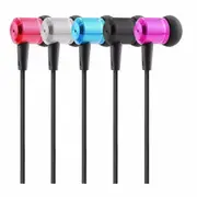 MHD IP820 Universal In-ear Bass Headphone with Microphone for Tablet Cell Phone 27 SILVER