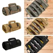 Electrician Tool Pocket Bag Roll Up Storage Organizer Bag Canvas Chisel Toolkit◎