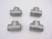 4 Pack BFO Select 1" Threaded Female Tee Pipe Fitting Stainless Steel