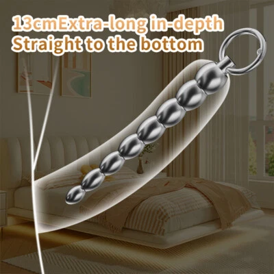 Male Stainless Steel Sounding Trainer Plug Urethral Stretcher Dilator Enhancer
