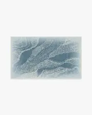 90' x 150' | Machine Washable Runner Rug | Kid & Pet Friendly | Indoor Rug | Adorned Soft Blue Rug by Malene Barnett | Ruggable