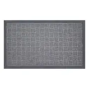 Solemate Marine Carpet Charcoal 45x75cm Functional Outdoor Front Doormat