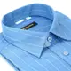 金安德森 藍色寬白紋窄版長袖襯衫