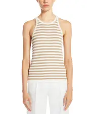 Max Mara 2 Arnes Striped Sleeveless Top