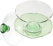 HOLIDYOYO 1 Set Glass Teacup Decorative Covered Tea Brewing Cup for Scented Tea Easy to Clean Traditional Style