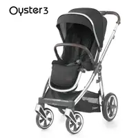 在飛比找PChome24h購物優惠-OYSTER3 雙向嬰幼兒手推車-曜石黑