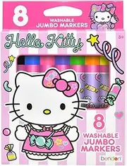 Bendon Hello Kitty Washable Jumbo Markers (8-Count)