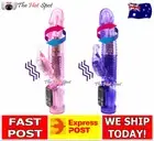Multi Speed Rotating Vibrator Dildo Dong Rabbit Clitoris Stimulator Sex Toy NEW