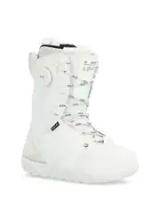 2024 NIB Womens Ride Context Snowboard Boots $320 7 white BOA lace up Flex Sole