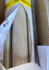 West Elm Custom Natural Unlined Roller Shade Dust 25x48