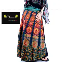 在飛比找Yahoo!奇摩拍賣優惠-Unic＠印度進口異國風長裙～＊民族風 長裙 圓裙 波希米亞